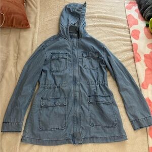 Denim Full Length Jacket